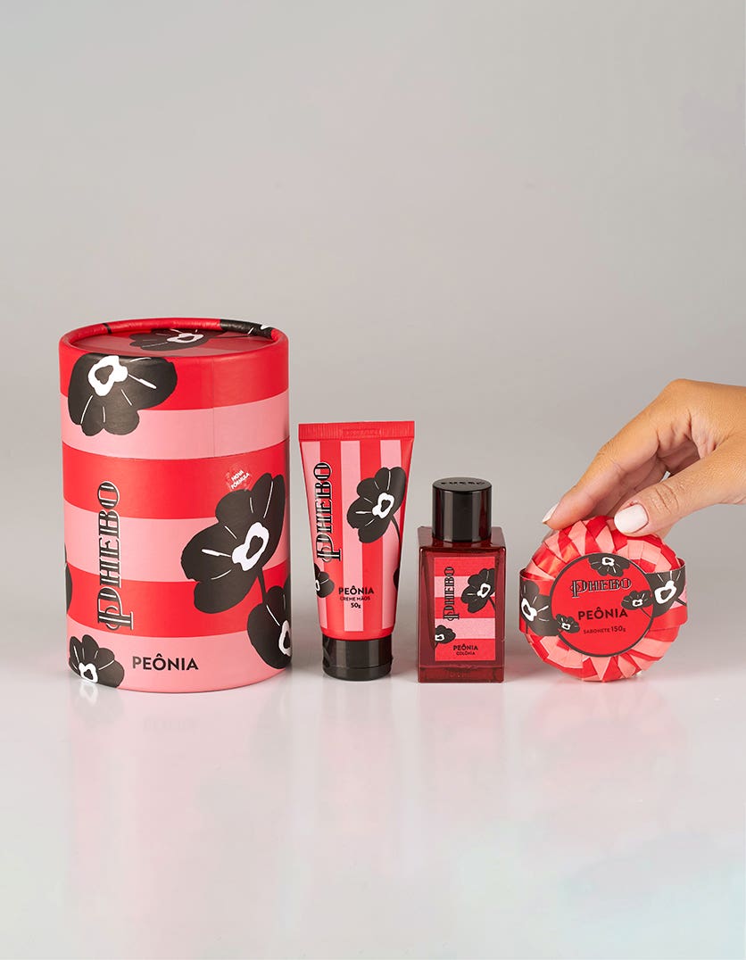 Kit Presente Águas Peônia