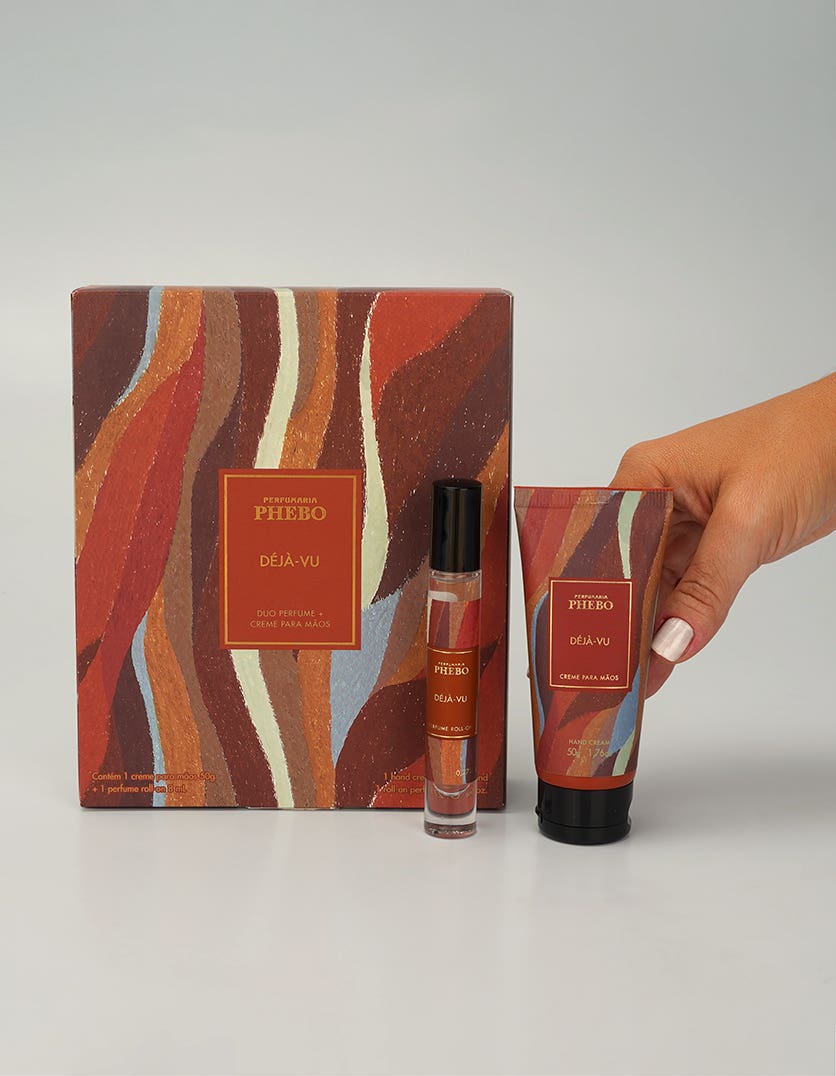 Kit Perfume Roll-On & Creme Mãos Déjà-vu