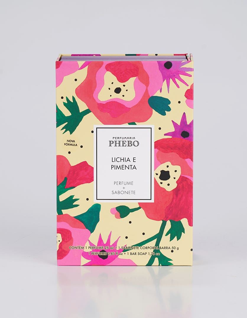Kit Duo Perfume + Sabonete Lichia & Pimenta Phebo