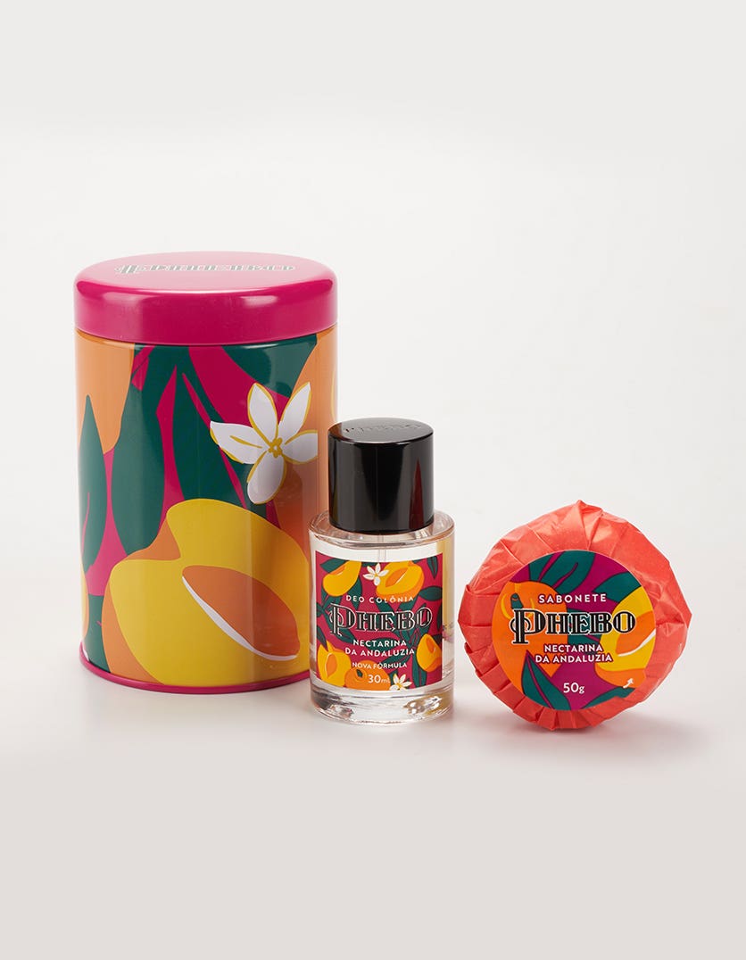 Kit Colônia & Sabonete em Barra Nectarina da Andaluzia
