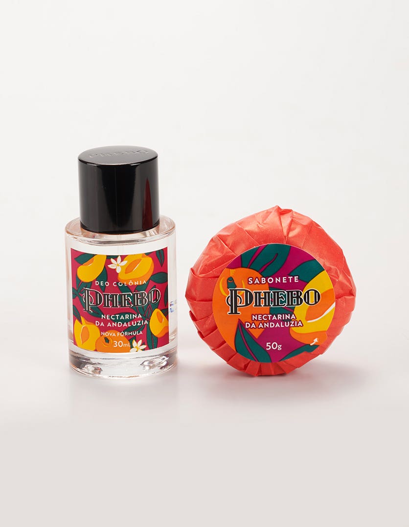 Kit Colônia & Sabonete em Barra Nectarina da Andaluzia
